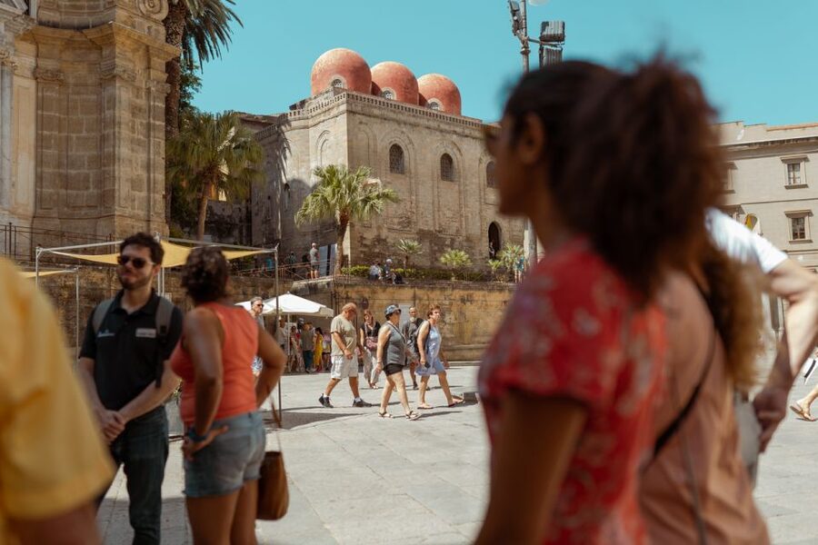 Palermo: UNESCO World Heritage Sites Guided Walking Tour - Vucciria Market adds food, noise, and real city life