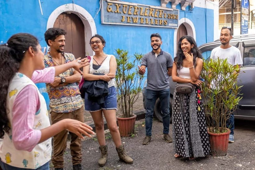 Panaji: Heritage Walk through Goa's Latin Quarter - Tobacco Square and the first historical clues