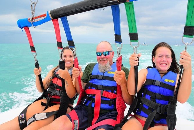 Parasailing over the Historic Key West Seaport - Ask for the Toe Dip