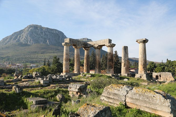 Private Biblical Tour Ancient Corinth & Isthmus Canal from Athens - Acrocorinth, steep paths, and wide views