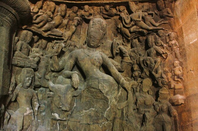 Private Elephanta Caves UNESCO World Heritage Site Tour - Inside the rock-cut temple complex