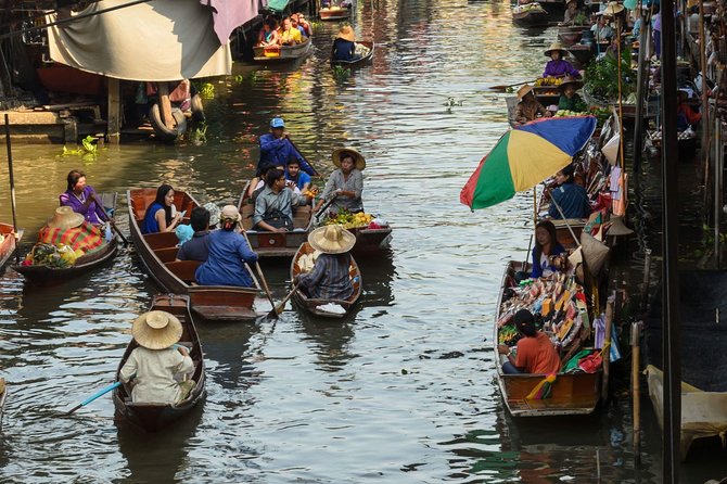 Private Excursion to Floating Market and Ayutthaya World Heritage - Damnoensaduak by longtail boat