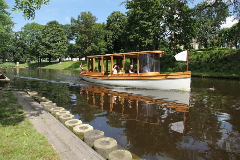 Riga: Canal & Daugava Cruise on a Historic Wooden Boat - Starting at Bastejkalna Park beside the Freedom Monument