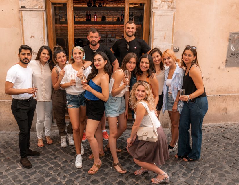Rome: Forbidden History Walking Tour & Pub Crawl with Drinks - Pre-booked tables and priority service