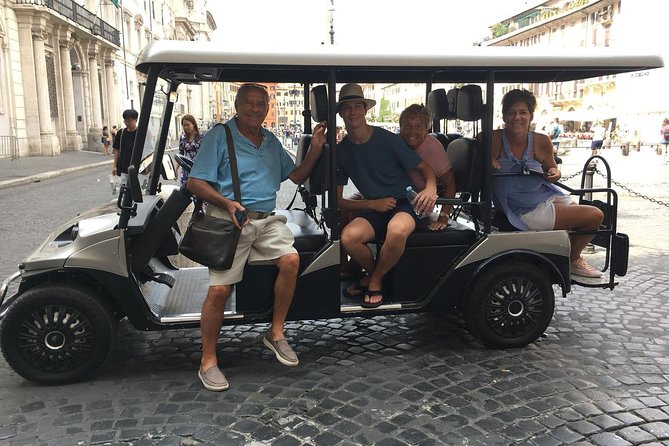 Rome in Golf Cart 4 Hours History & have Fun - Orange Garden views and the calmer side of Rome