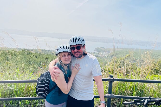 Sakurajima Century Lava Climb Journey with E-bike - At Yunohira Observatory