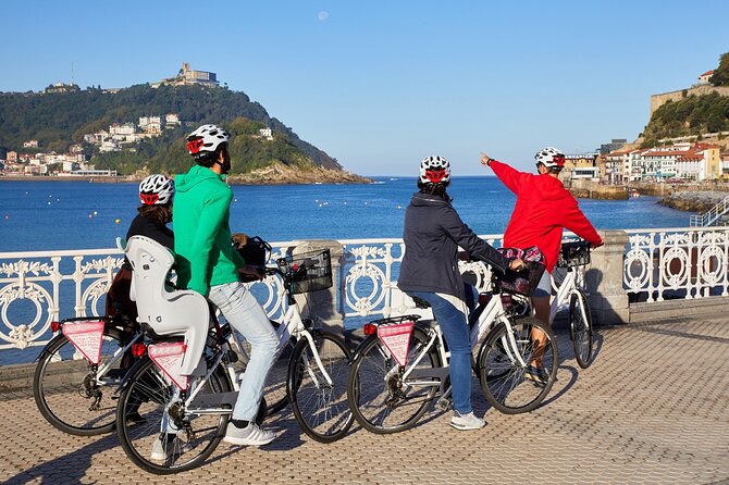 San Sebastian E-bike trour: Basque History and Cultural. - The Wind Comb and views from the sea side