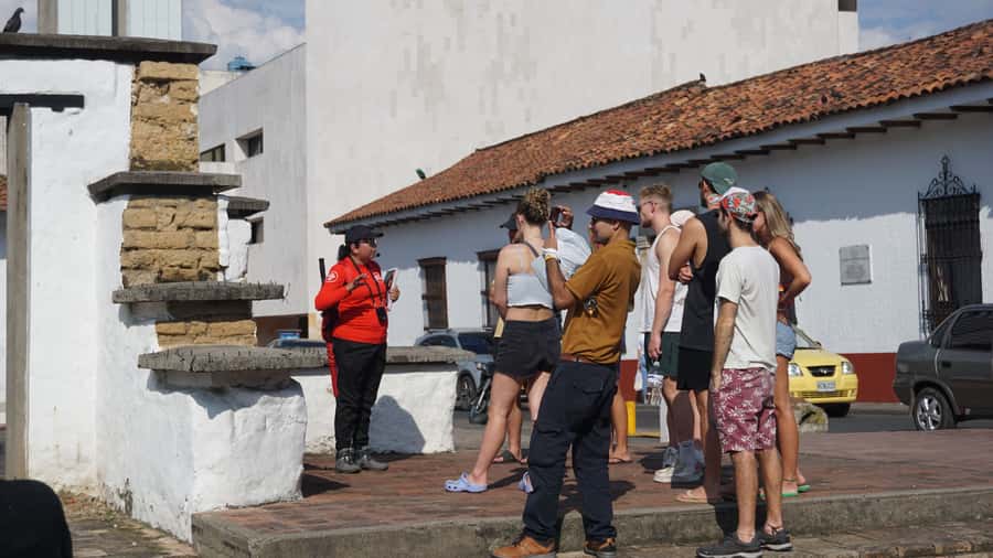 Shared Tour Cali's Historical Downtown - The Río Boulevard and Puente Ortiz