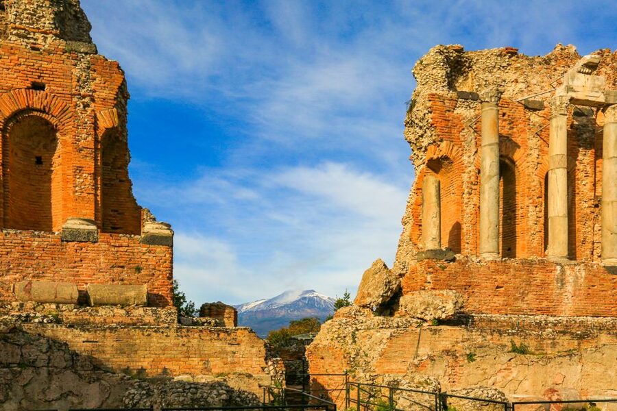 Taormina: Ancient Theater Skip-the-Line Ticket & Audio Guide - Walking through the theater at your own pace