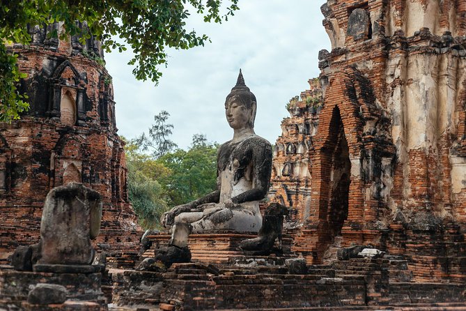 The Ultimate Ancient city of Ayutthaya Private Day Trip - Wat Mahathat and the Buddha beneath the tree