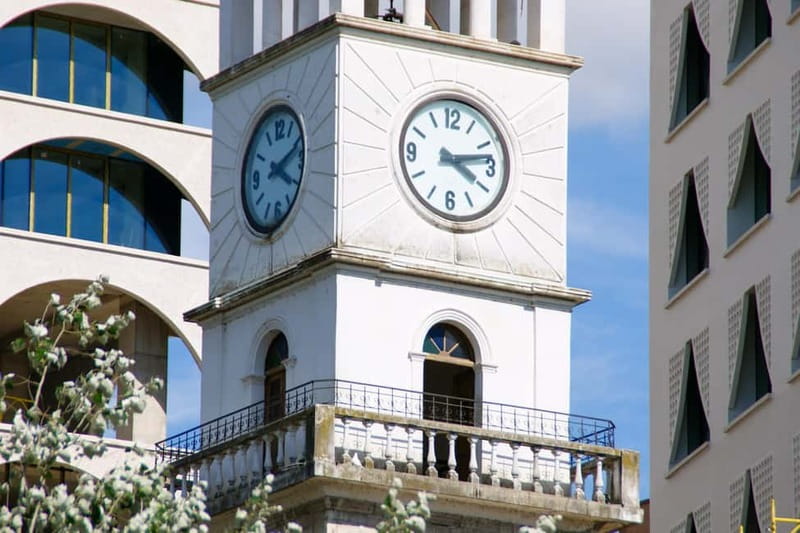 "Tirana to Albania: Tracing a Historical Path Tour" - Blloku shows the capital after communism
