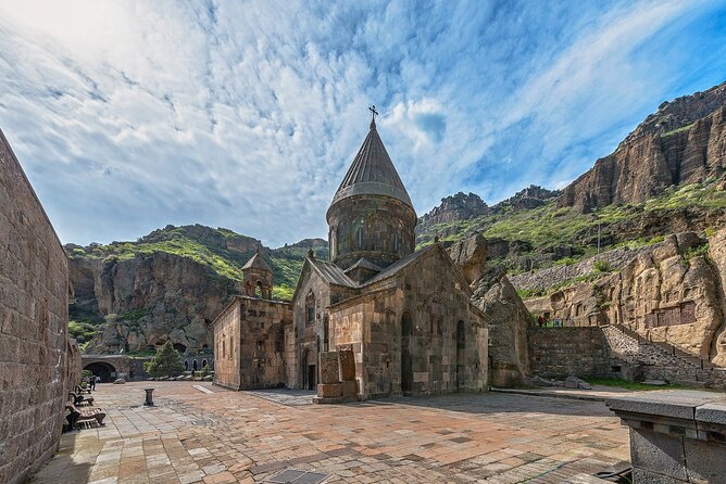 Yerevan: Garni, Geghard, Symphony of Stones & Lavash Baking - Geghard Monastery, where stone becomes architecture